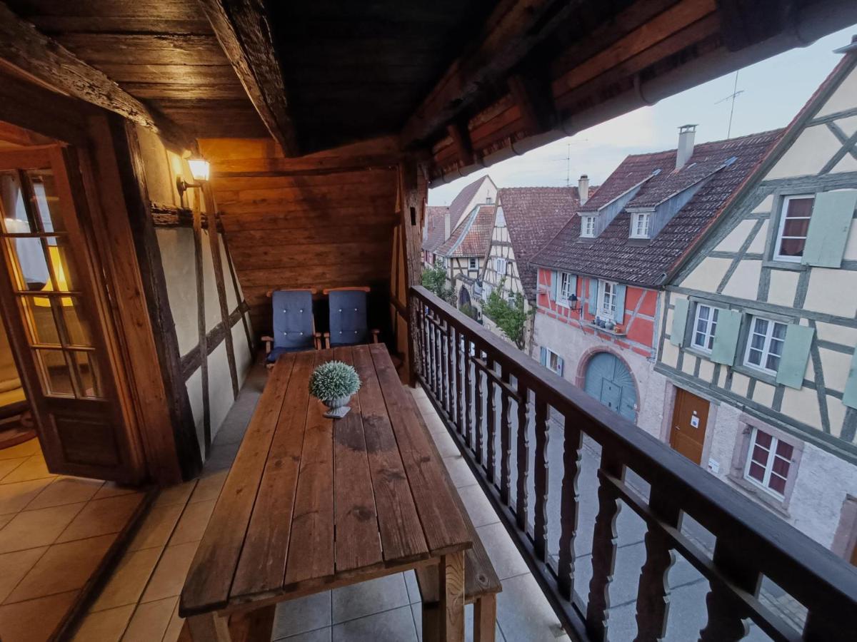 Appartement Un balcon sur les toits à Beblenheim Extérieur photo